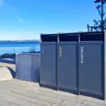 MAG Corbeille tri acier 3x65L