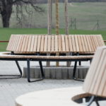 Inoa banc circulaire en bois_midori