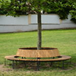 Inoa banc circulaire en bois_midori