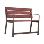 banc bois Sila adapté séniors-midori