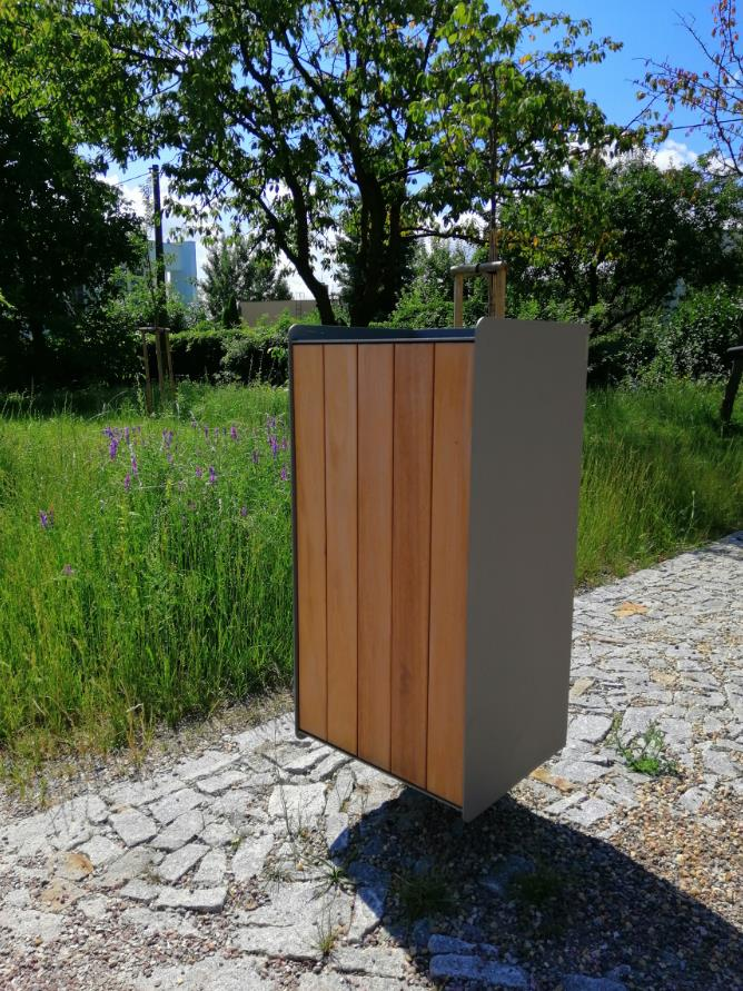 MAG Corbeille 50L bois et acier