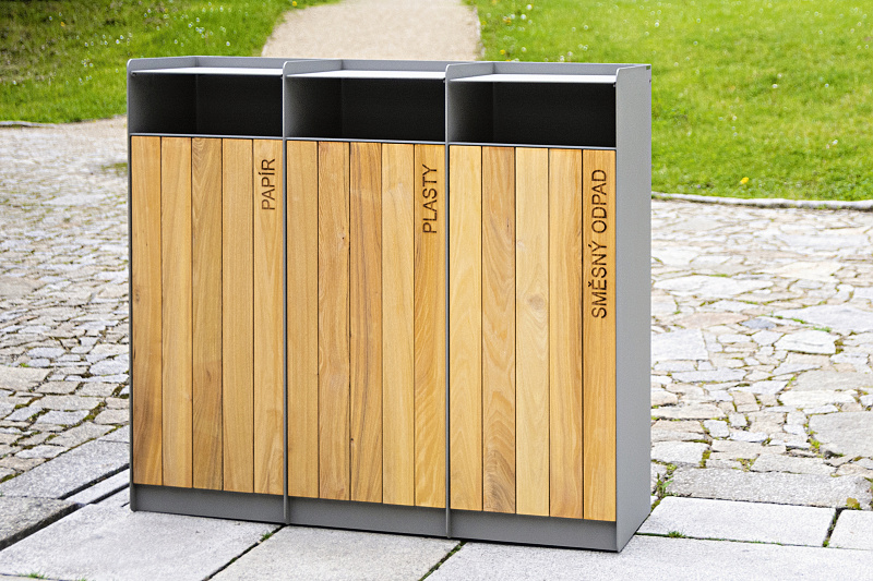 MAG Corbeille tri 3x65L