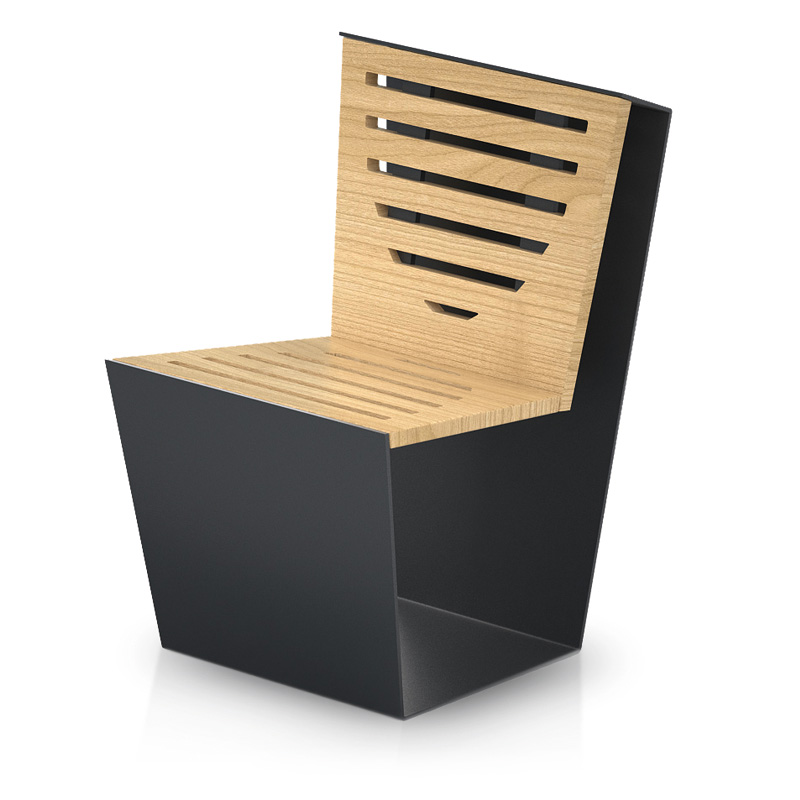 Single Wood chaise_Lab23