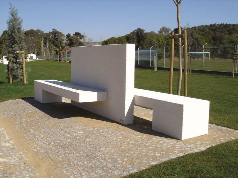 Banc midori Águeda double avec dossier