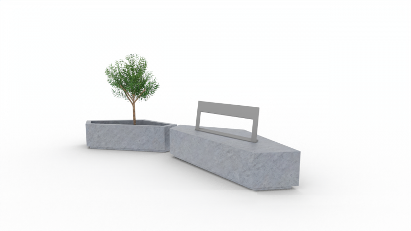 Banc avec dossier midori MODO S