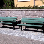 Kalmarsund banc en bois confort pour les séniors