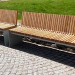 Värtan banc en bois