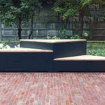 banquette bois Origami_midori