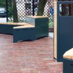 banquette bois Origami_midori