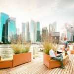 banquette bois Origami_midori