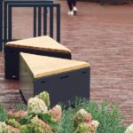 banquette bois Origami_midori