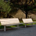 Nisha banc en bois_midori