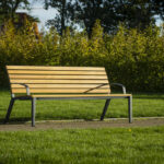 ALUMA banc avec accoudoirs