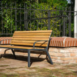 ALUMA banc avec accoudoirs