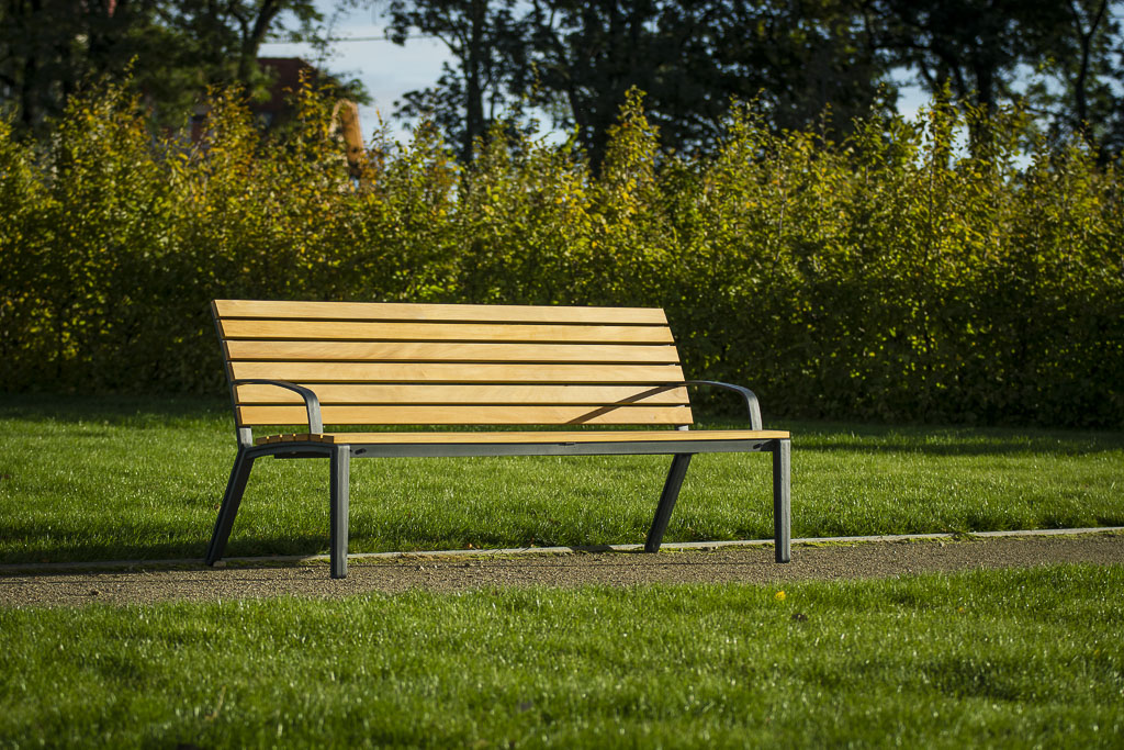 ALUMA banc avec accoudoirs