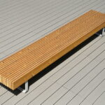 BORDO banquette bois 3000mm