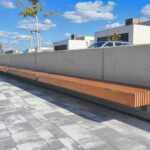 BORDO banquette longue murale