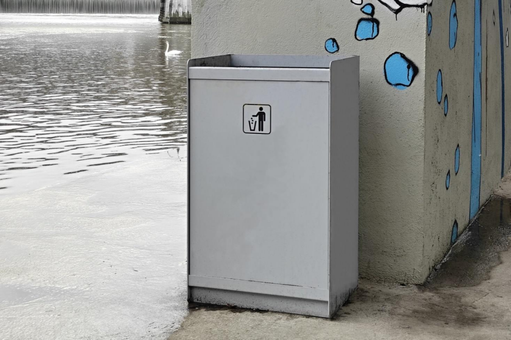 MAG corbeille simple 120L acier