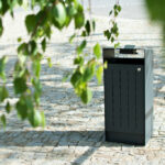 RAILA corbeille acier 50L