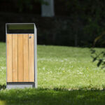 RAILA Corbeille bois 50L