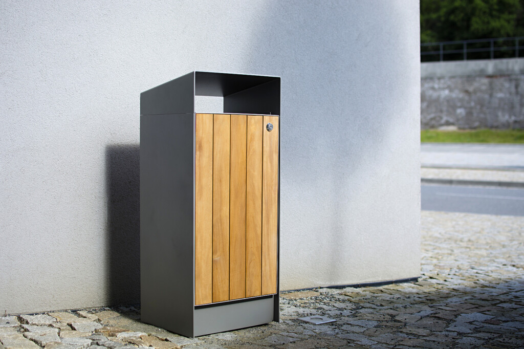 RAILA Corbeille bois 50L