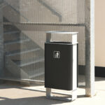 STADIUM Corbeille acier 60L