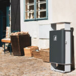 STADIUM Corbeille acier 60L
