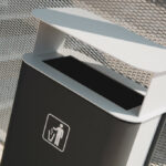 STADIUM Corbeille acier 60L