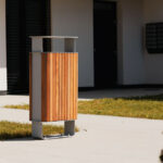 STADIUM Corbeille bois 60L