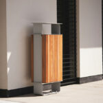 STADIUM Corbeille bois 60L