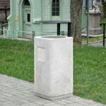 BEKO Corbeille béton couvercle 55L