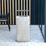 BEKO Corbeille béton couvercle 55L