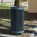 ROBUST Corbeille acier 60L