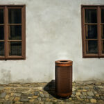 ROBUST Corbeille acier 60L