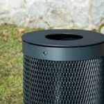 ROBUST Corbeille acier 60L