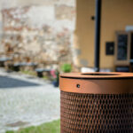 ROBUST Corbeille acier 60L